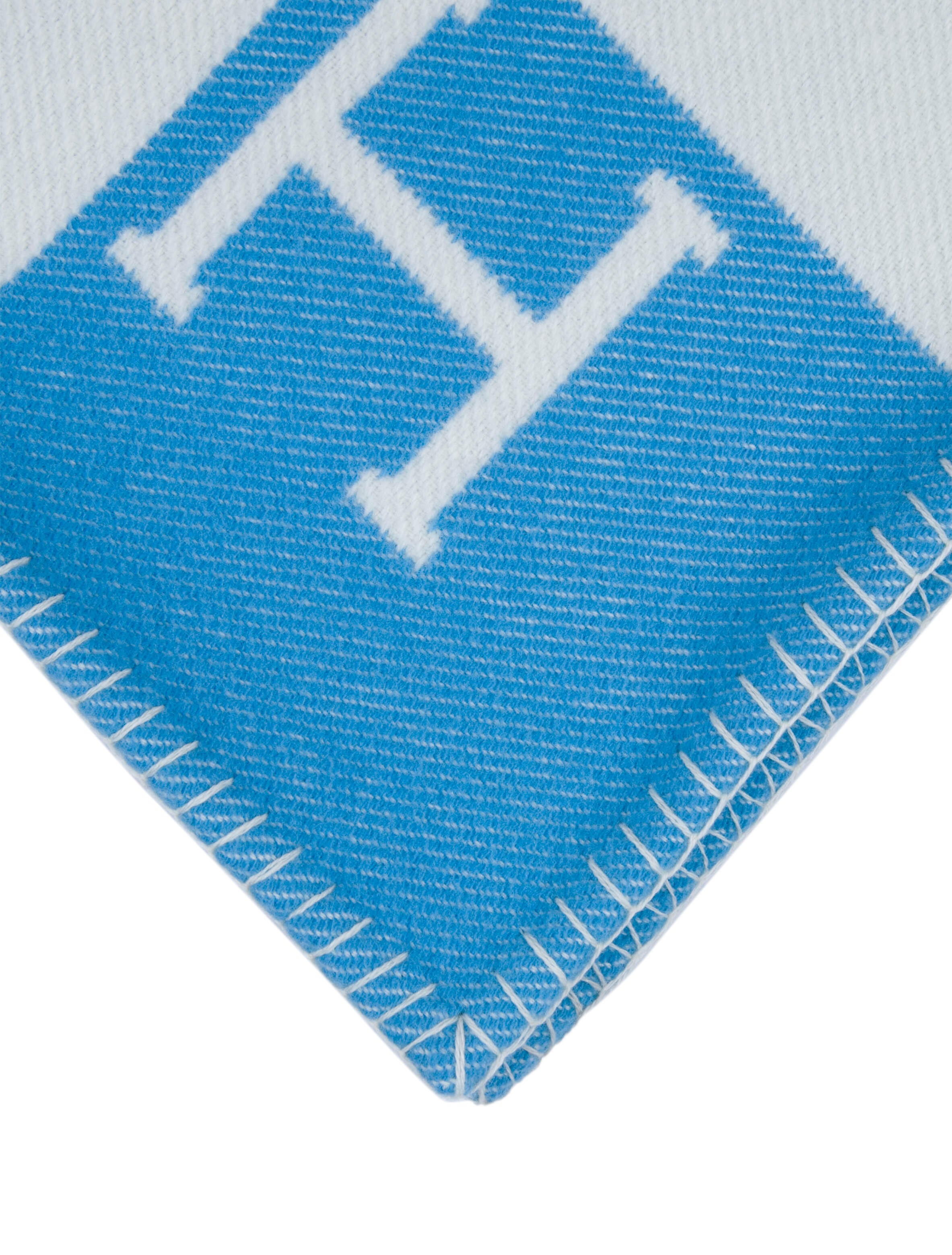 Hermès Avalon Baby Blanket Blue Kids Decor & Accessories, Kids