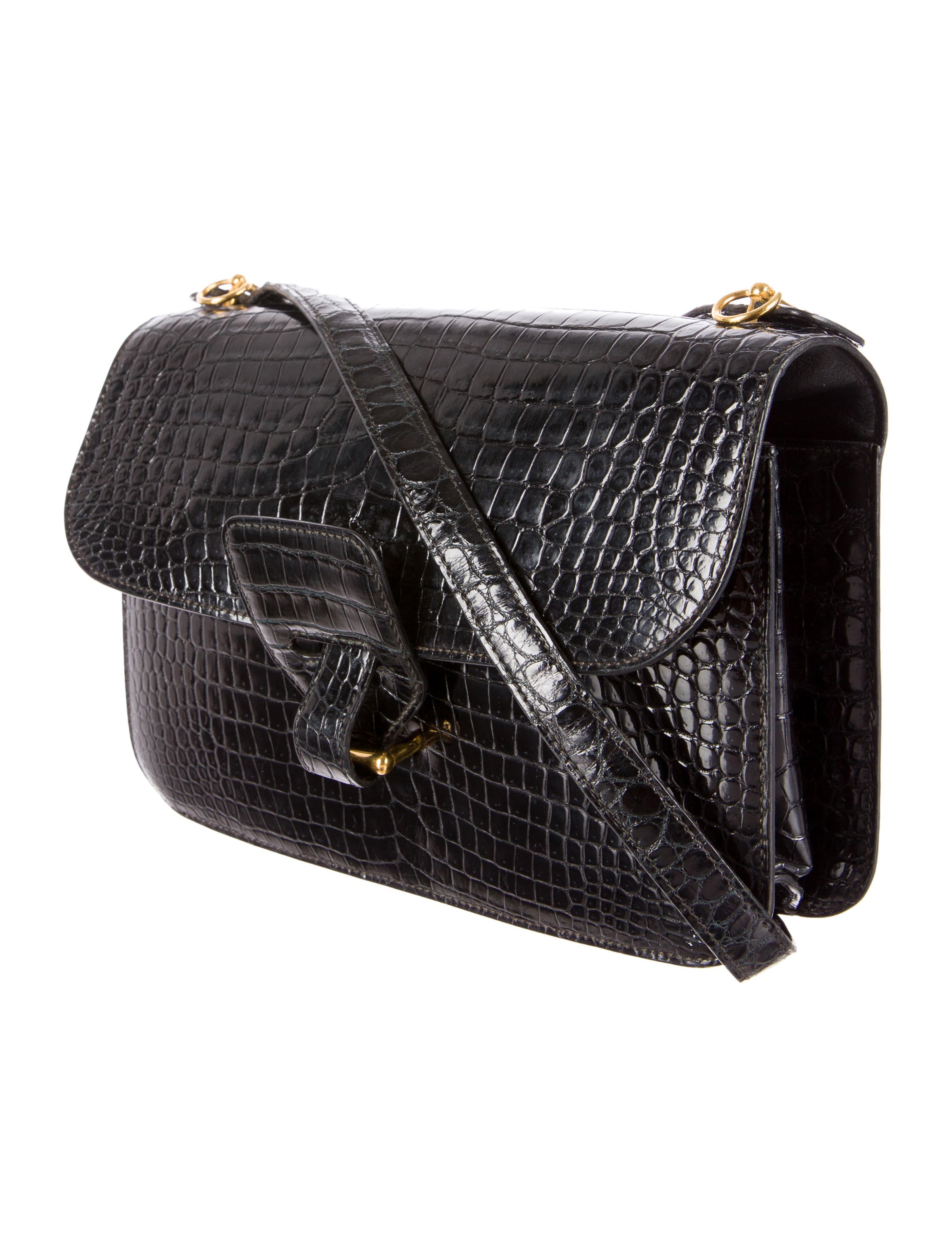 Hermès Vintage Crocodile Dolly bag Handbags HER52369 The RealReal