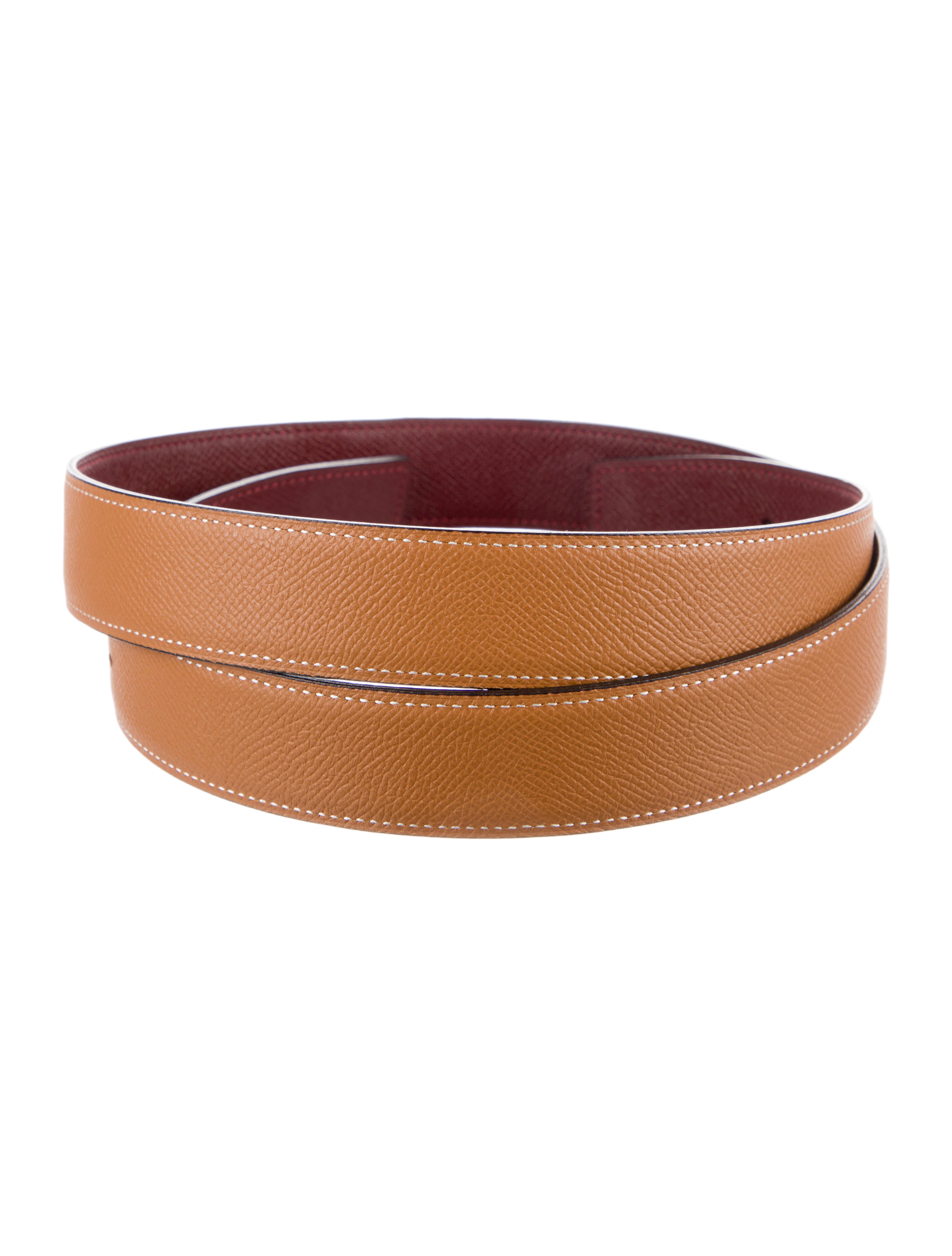 Hermès Reversible 32 mm Belt Strap Belt Strap Brown Belts