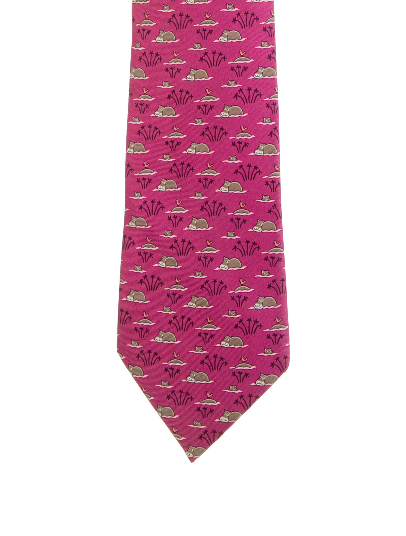 hermes hippo tie