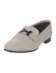 Hermès Paris Canvas Loafers