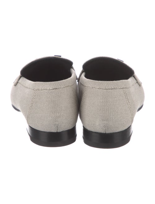 Hermès Paris Canvas Loafers