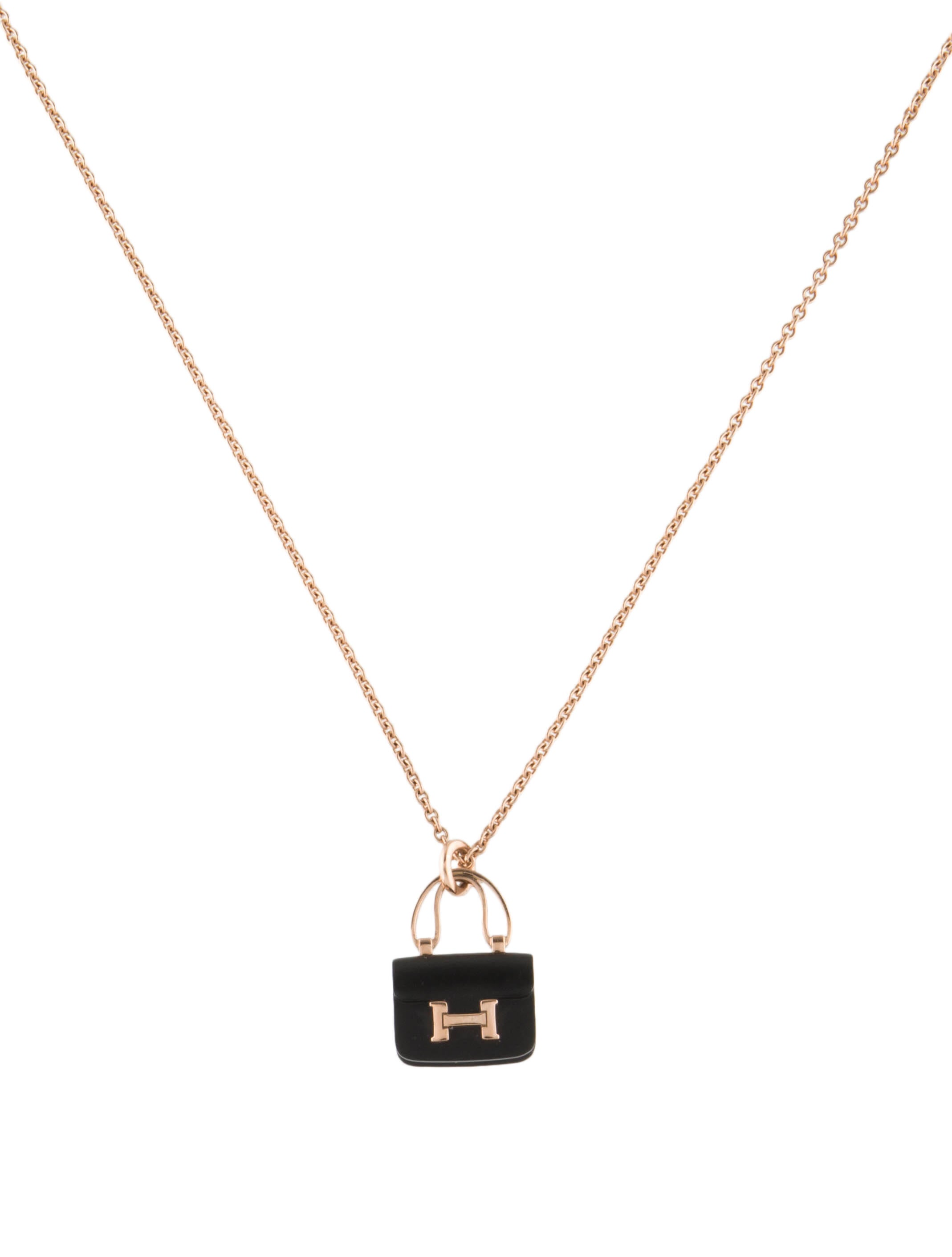 Hermès 18K Farandole Pendant Necklace 18K Rose Gold Pendant Necklace