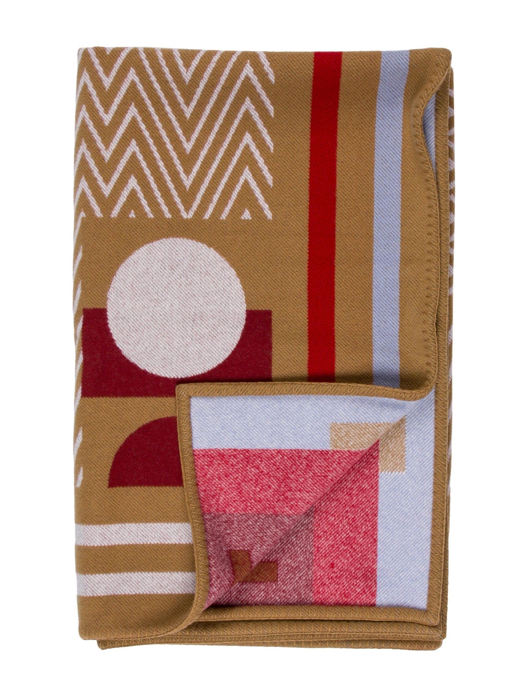 Hermès Enigmatic Throw Blanket w/ Tags Blue HER534828 The RealReal