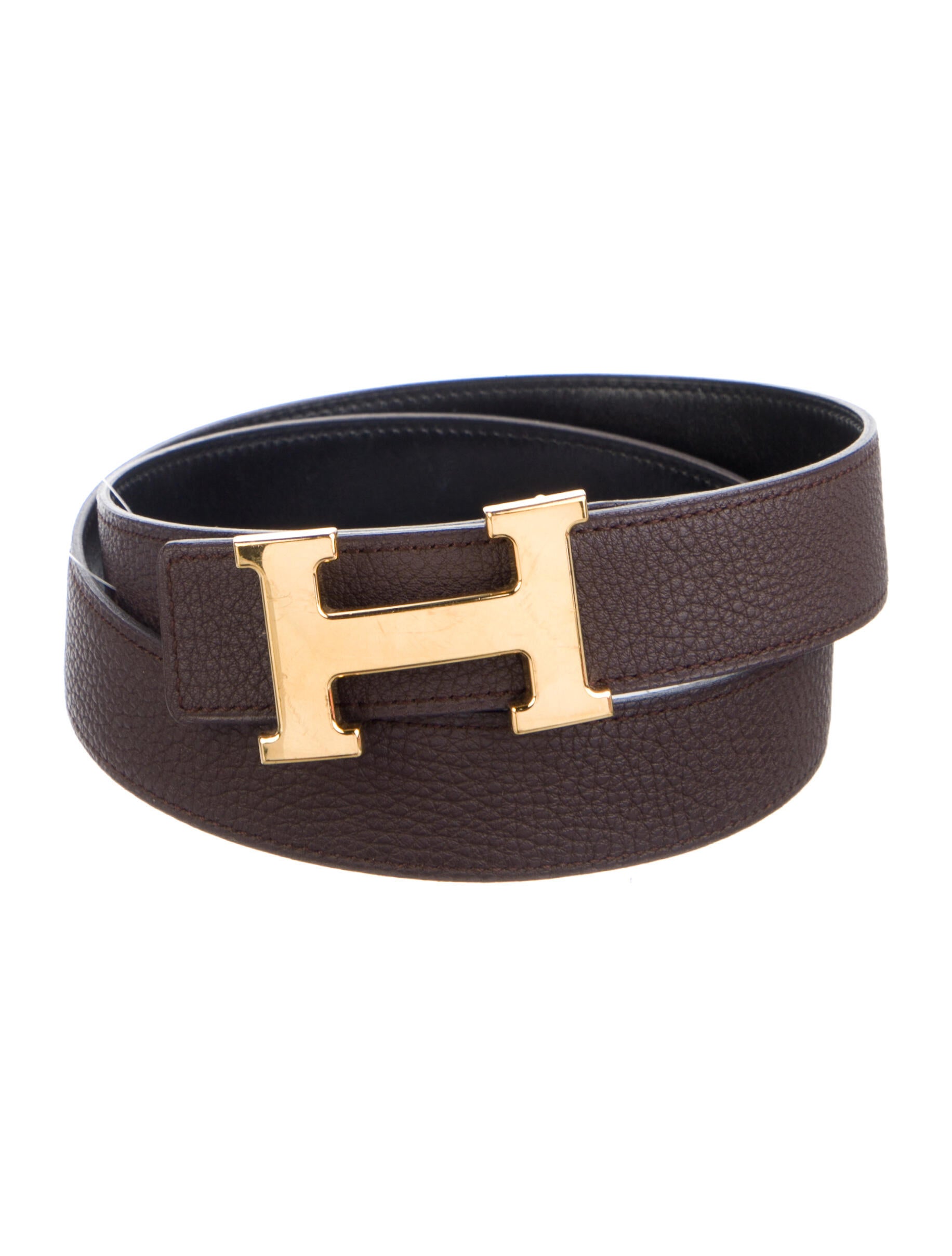 Hermès Reversible 32 mm H Martelée Belt Kit Orange Belts, Accessories