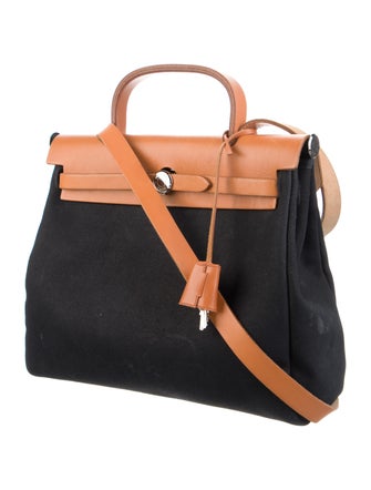 Hermès Toile Officier Herbag PM