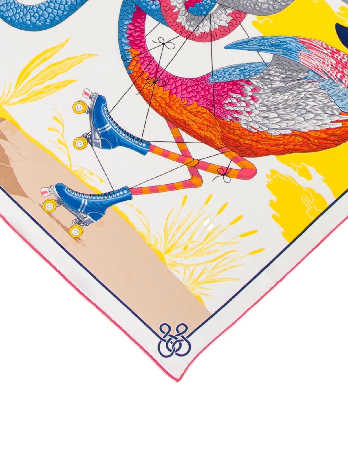 Hermès Tied Up In Knots Silk Scarf - Neutrals Scarves and