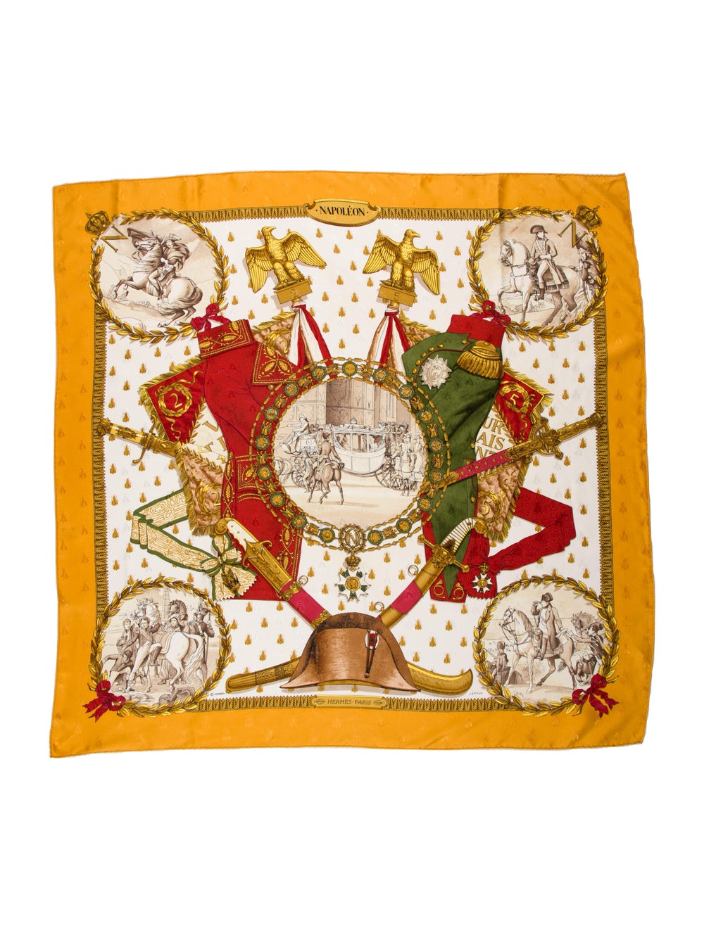 Hermès Napoléon Jacquard Silk Scarf Gem