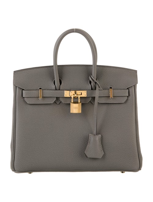 Hermès Gris Meyer 2023 Togo Birkin 25