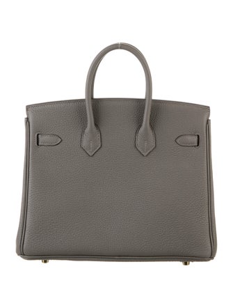 Hermès Gris Meyer 2023 Togo Birkin 25