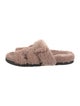 Hermès Chypre Shearling Slides Shearling Slides