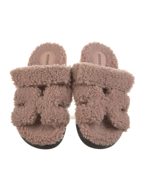 Hermès Chypre Shearling Slides Shearling Slides