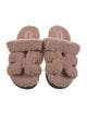 Hermès Chypre Shearling Slides Shearling Slides