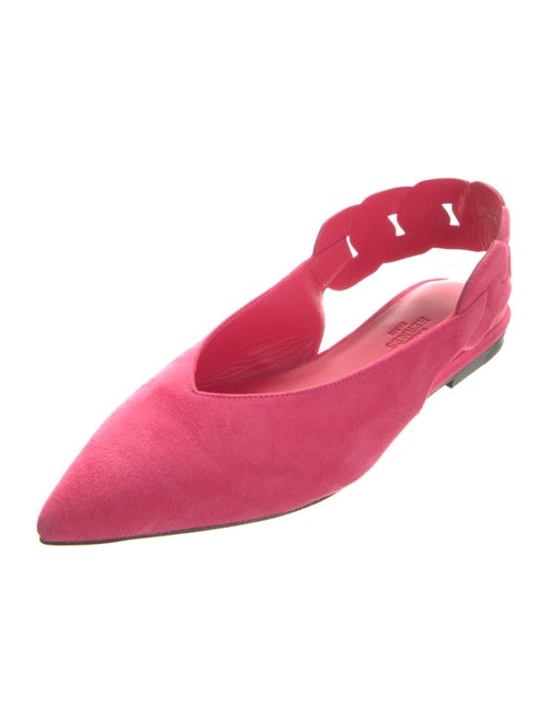 Hermès Gina Suede Slingback Flats