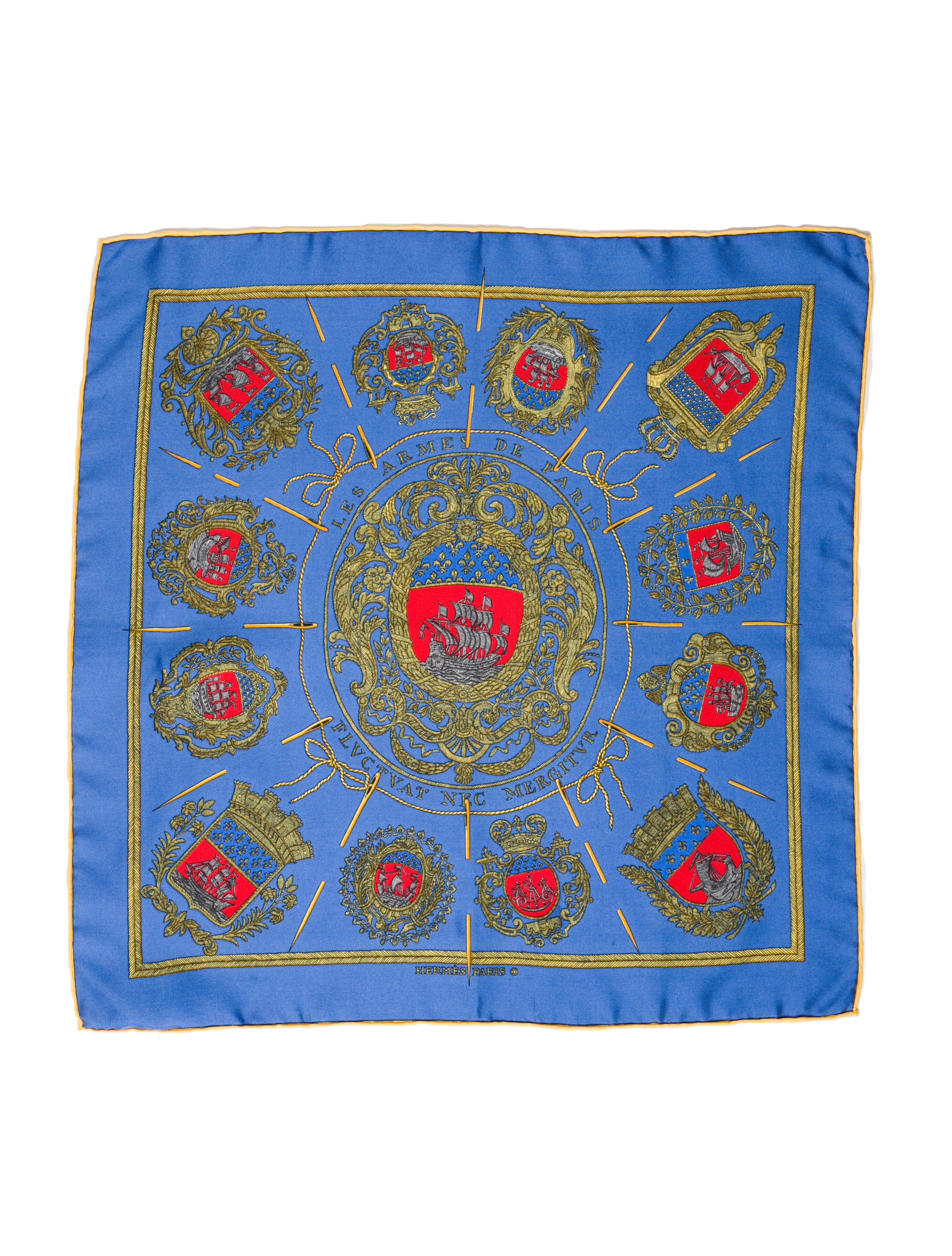 Hermès Les Armes de Paris Silk Scarf