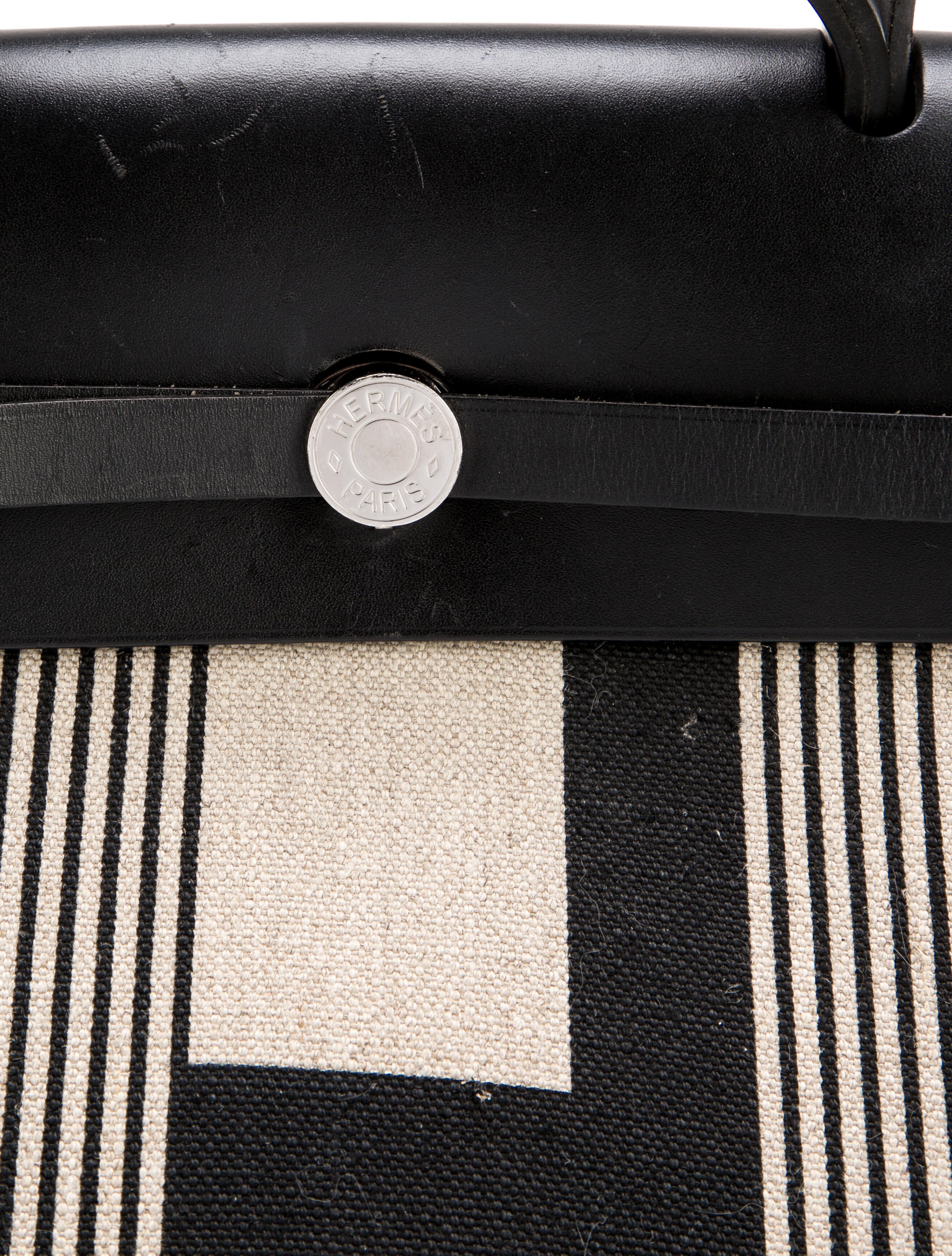 Hermès Toile H Vibration Herbag Zip 39