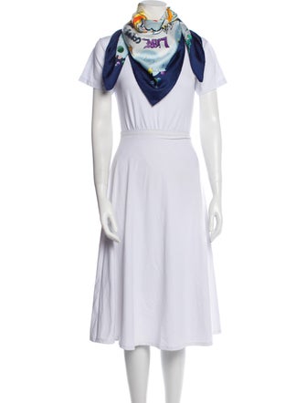 Hermès The Alfee Libre Comme l'Ange Silk Scarf