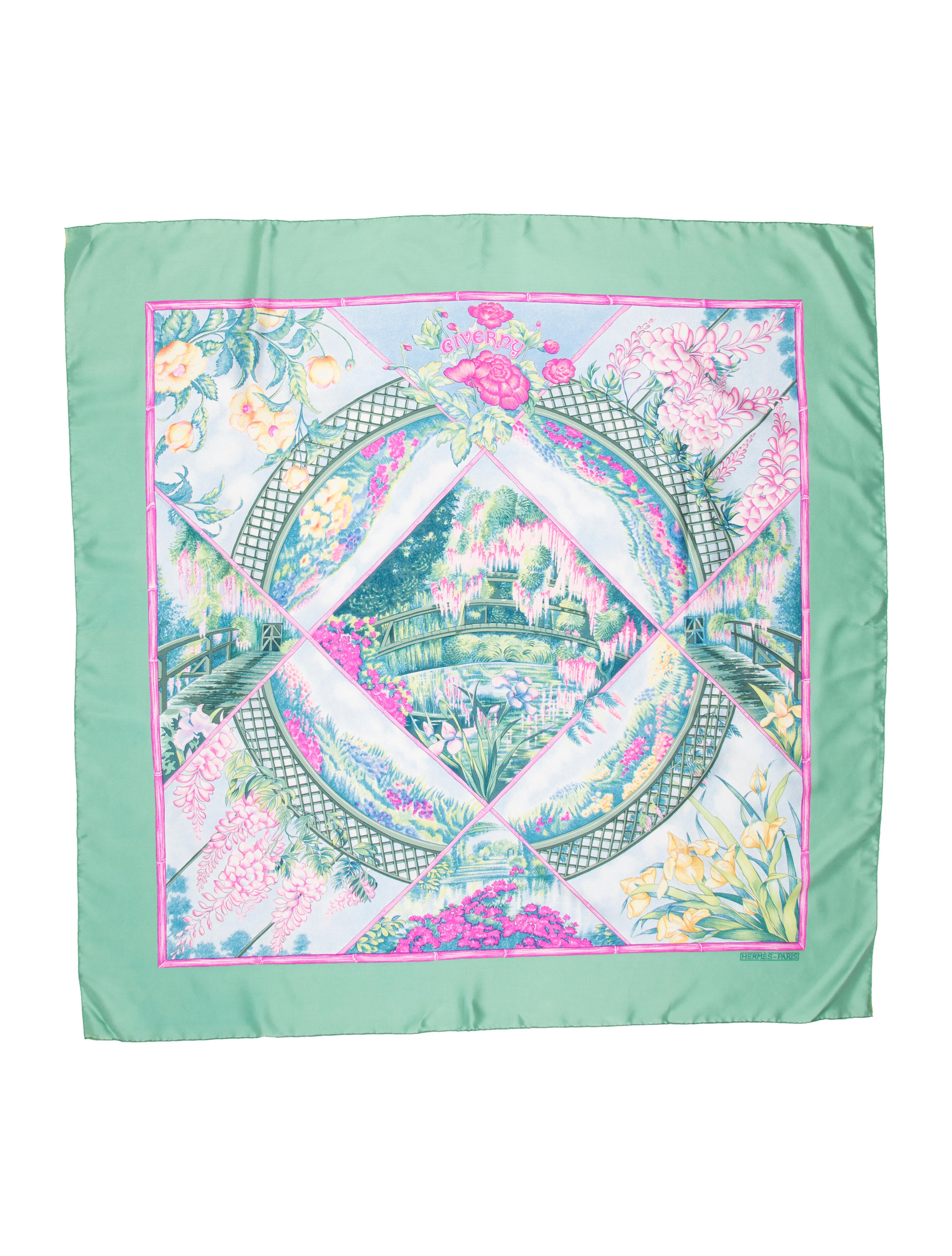 Hermès Giverny Silk Scarf Accessories HER55762 The RealReal