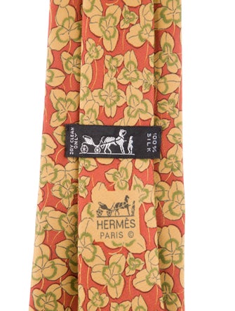 Hermès Silk Pattern Tie