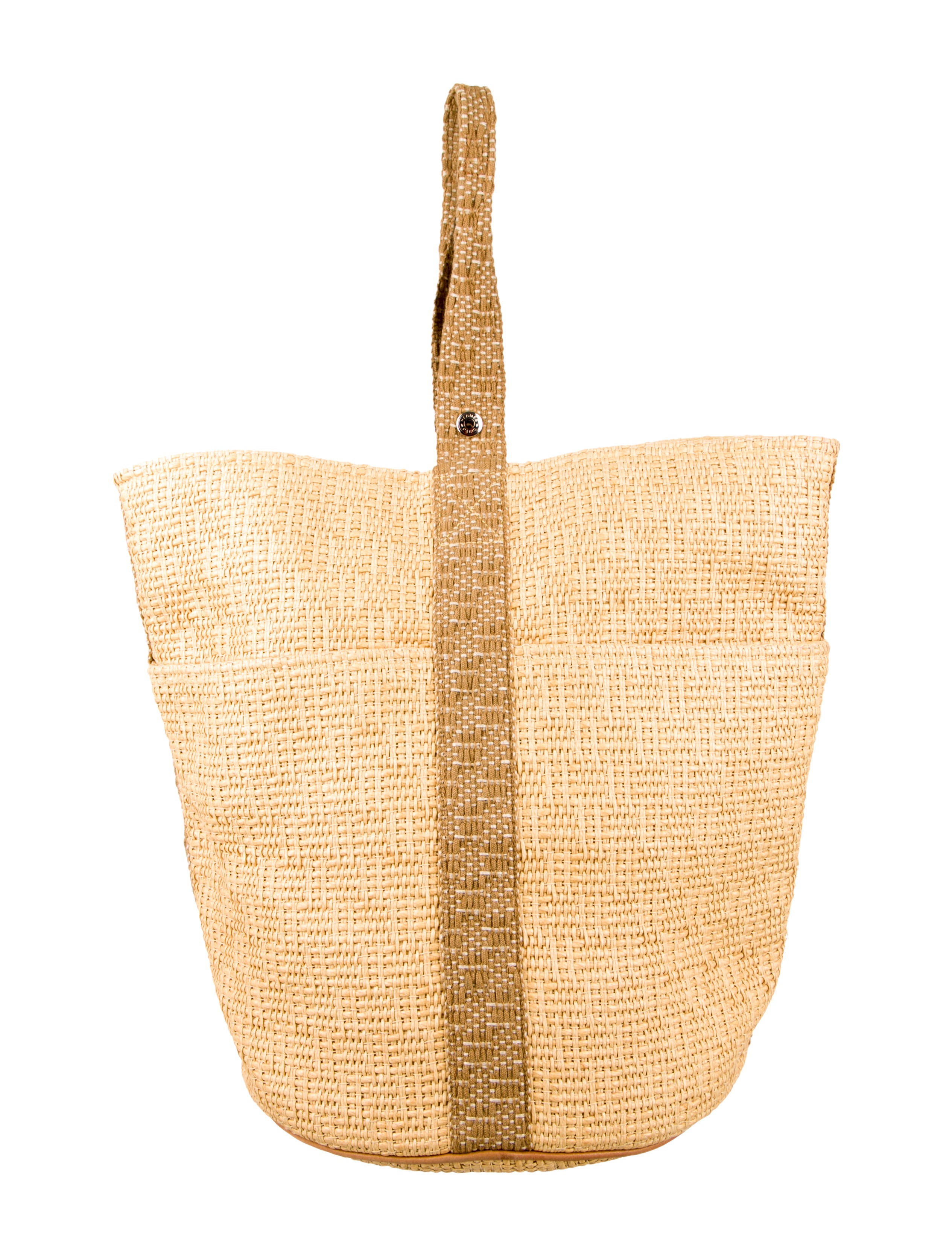 hermes straw bag