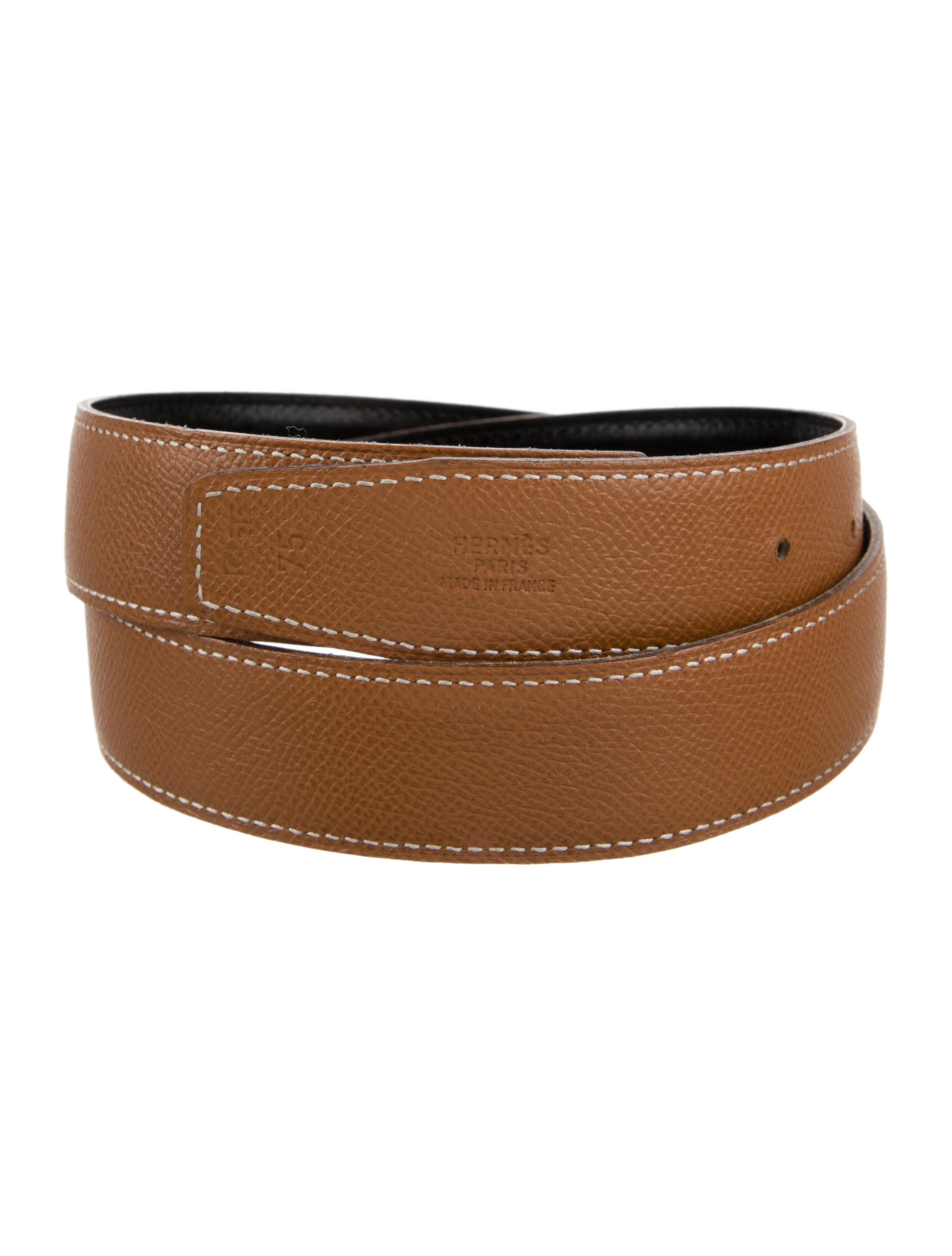 Hermès Reversible 32 mm Belt Strap Belt Strap Black Belts