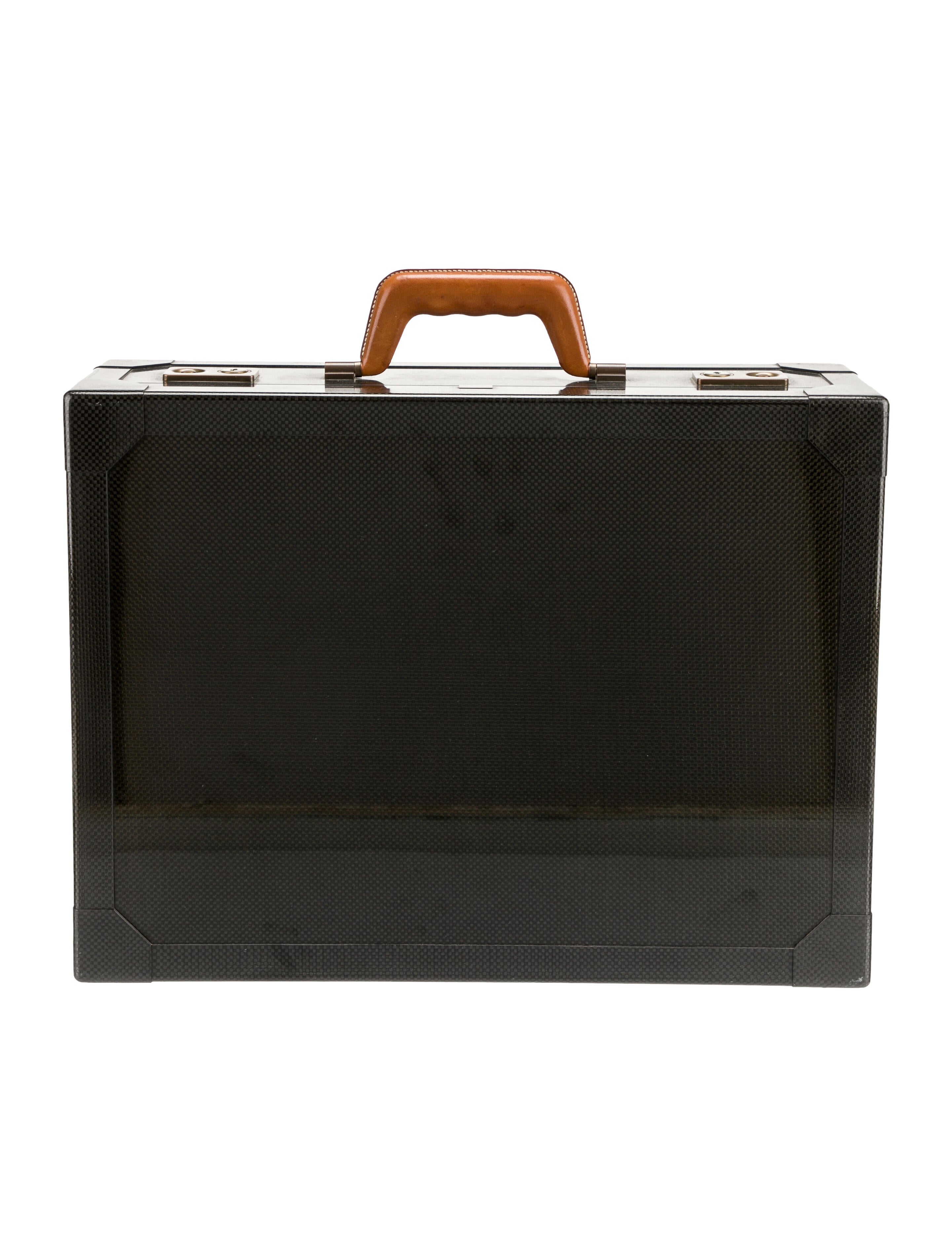 Hermès Carbon Fiber Espace Briefcase Black Briefcases, Bags