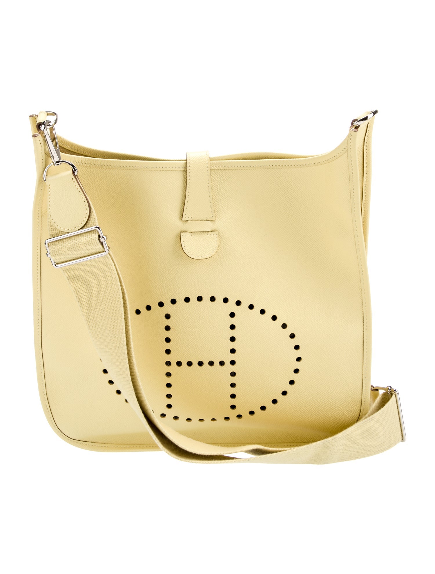 Hermès Epsom Evelyne III 33 Yellow Crossbody Bags, Handbags HER572550 The RealReal