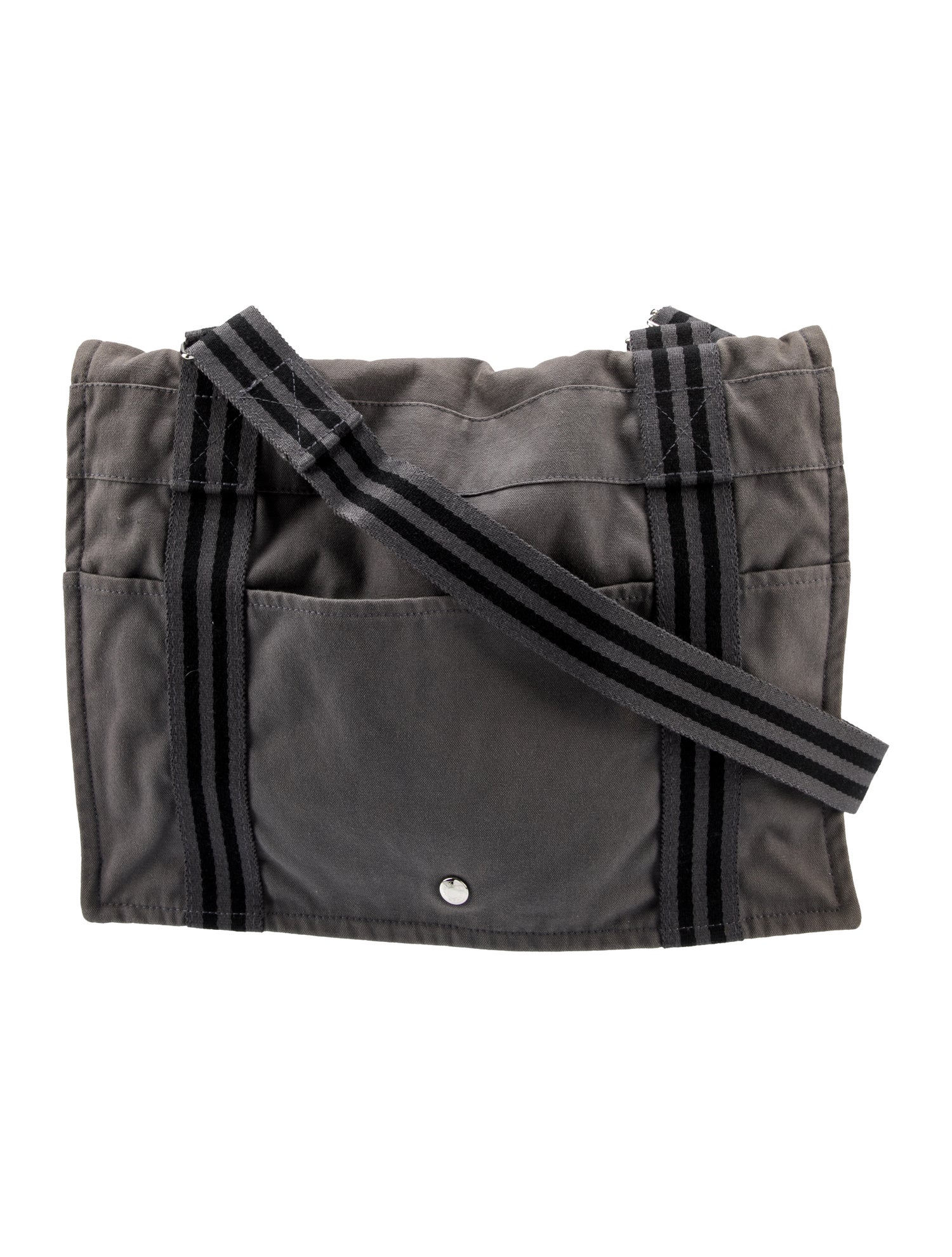 Hermès Toile H Herline Messenger Bag Grey Messenger Bags, Bags