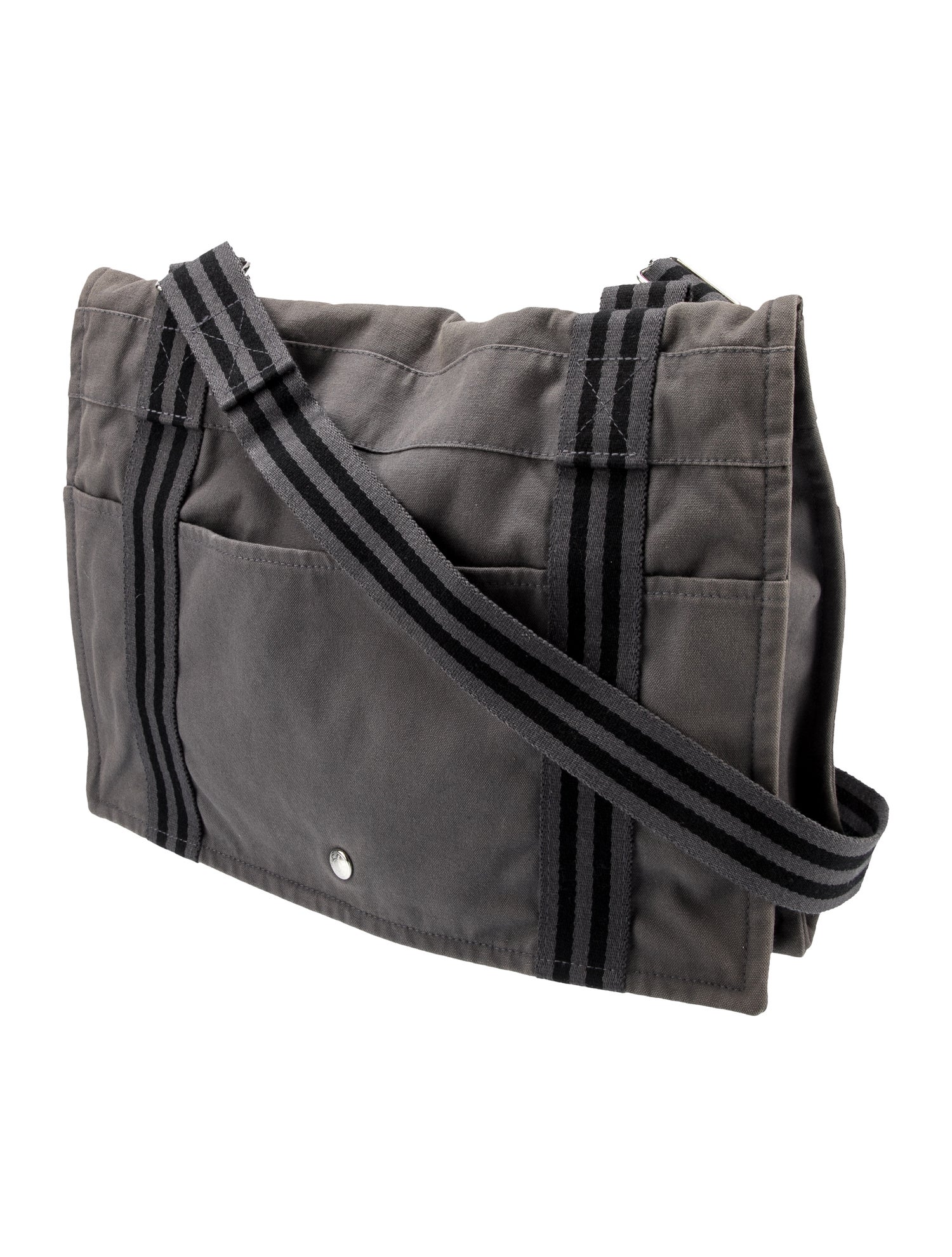 Hermès Toile H Herline Messenger Bag Grey Messenger Bags, Bags