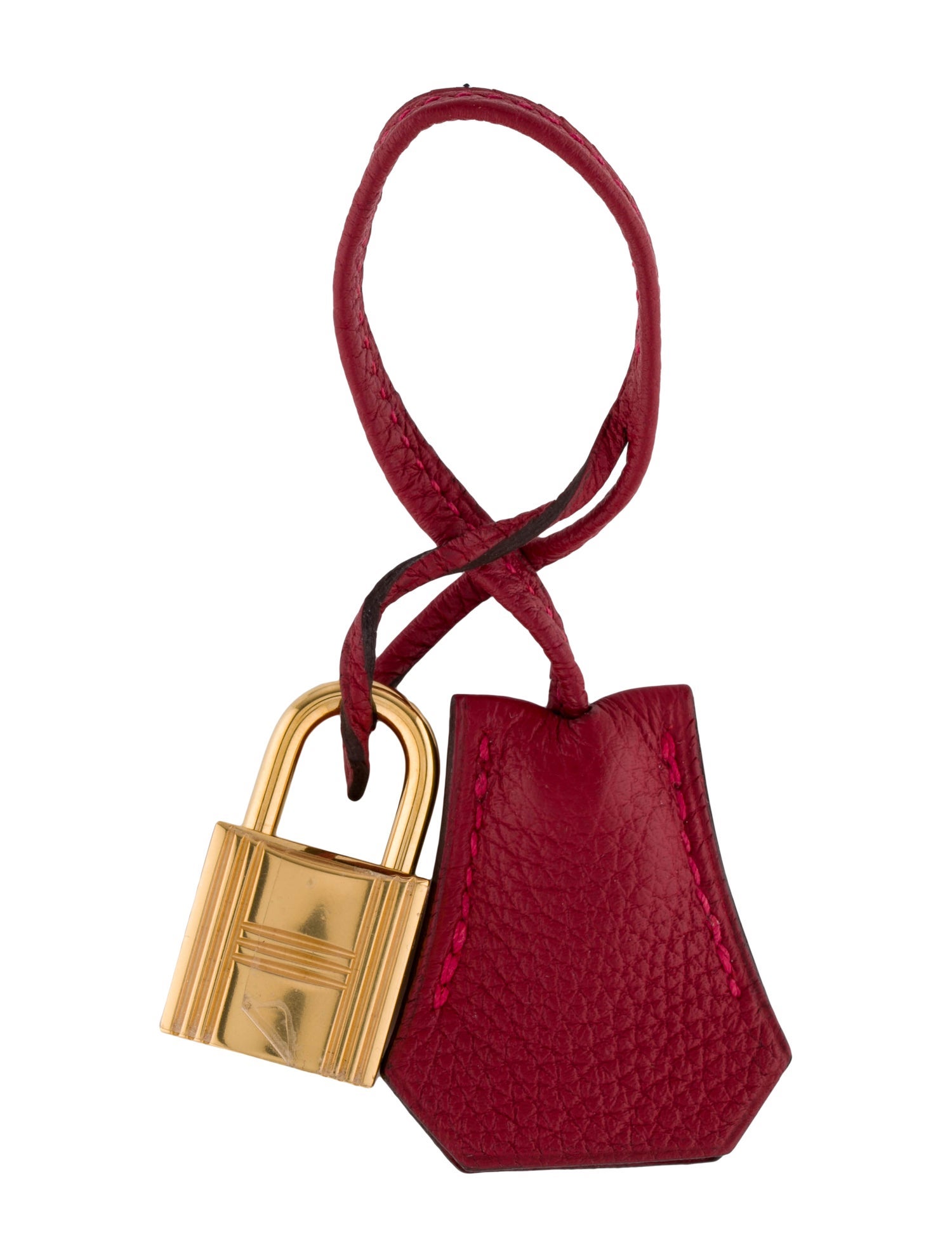 Hermès Clochette Lock & Key Set - Red Bag Accessories