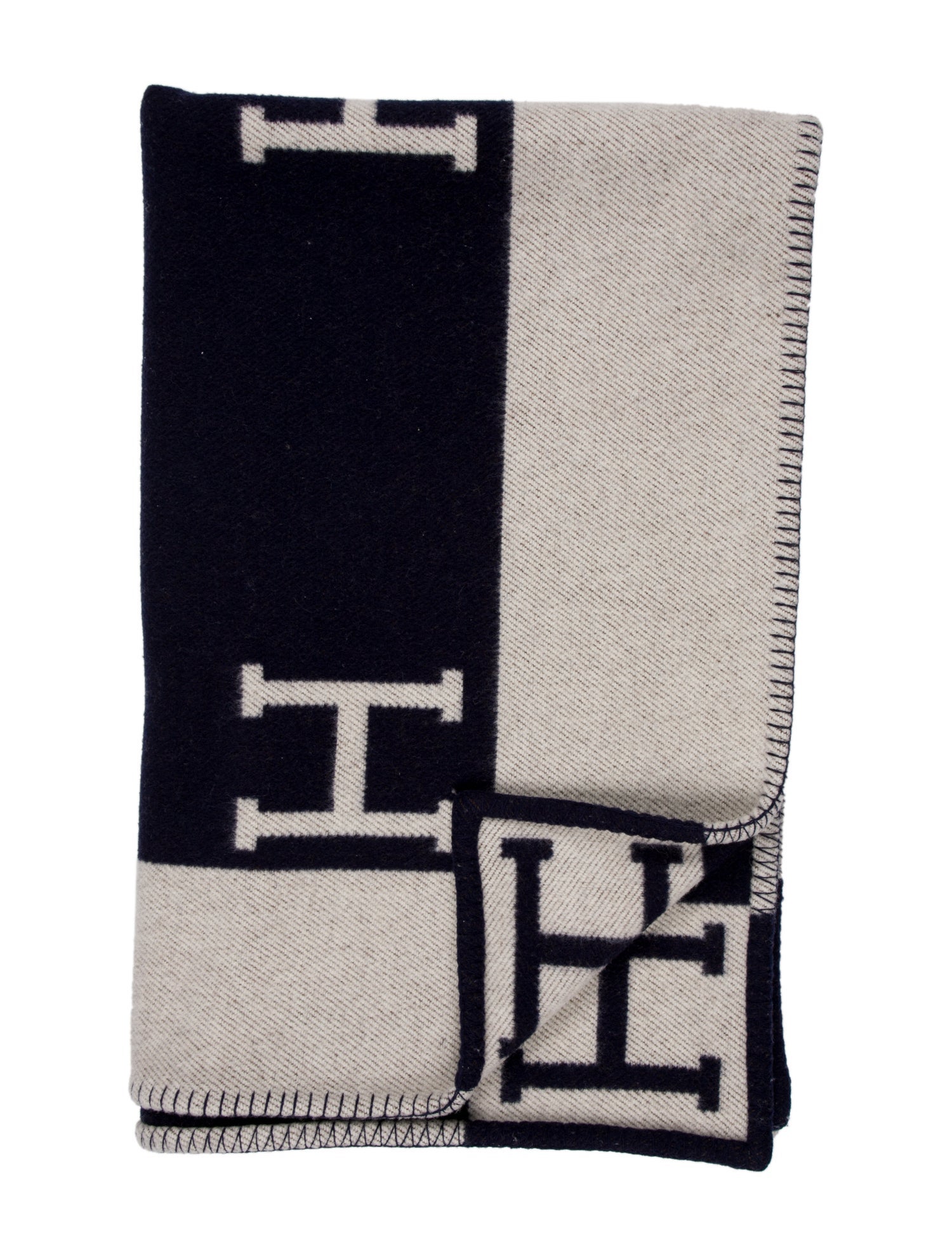 Hermès Avalon Throw Blanket Blue Throws, Pillows & Throws HER583094