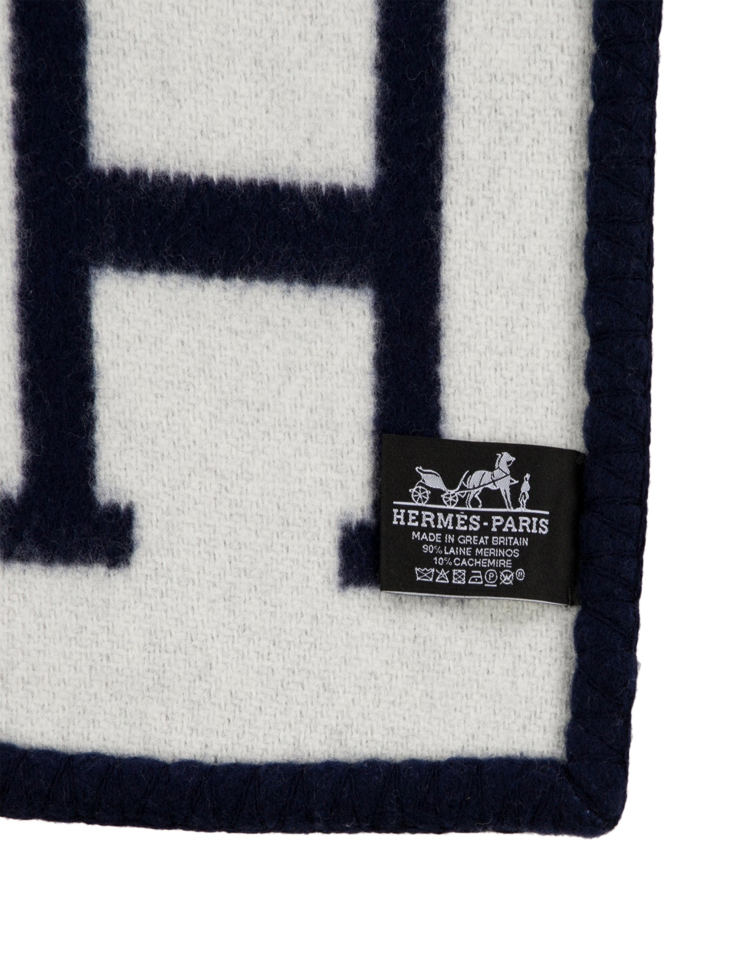 Hermès Wool & Cashmere Throw Blanket Brown Throws, Pillows & Throws