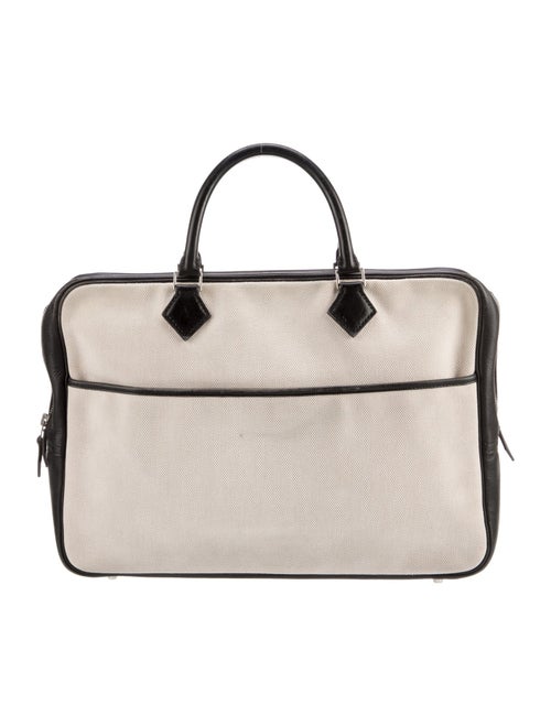 Hermès Toile Porte-Documents Plume