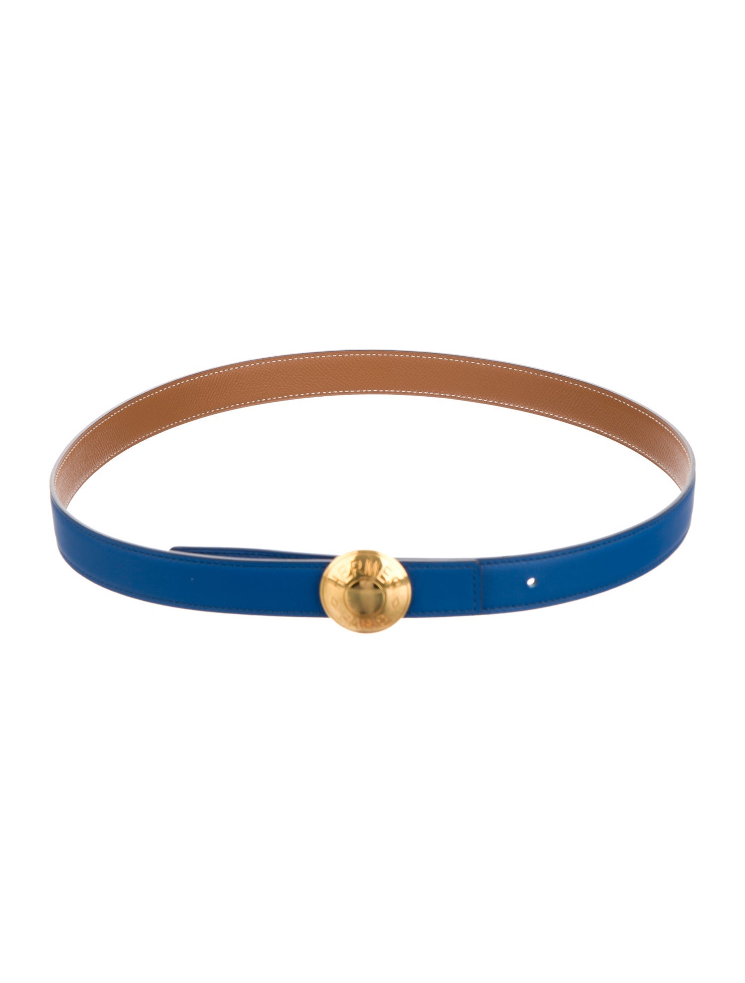 Hermès Reversible 24 mm Bouton Bombé Belt Kit