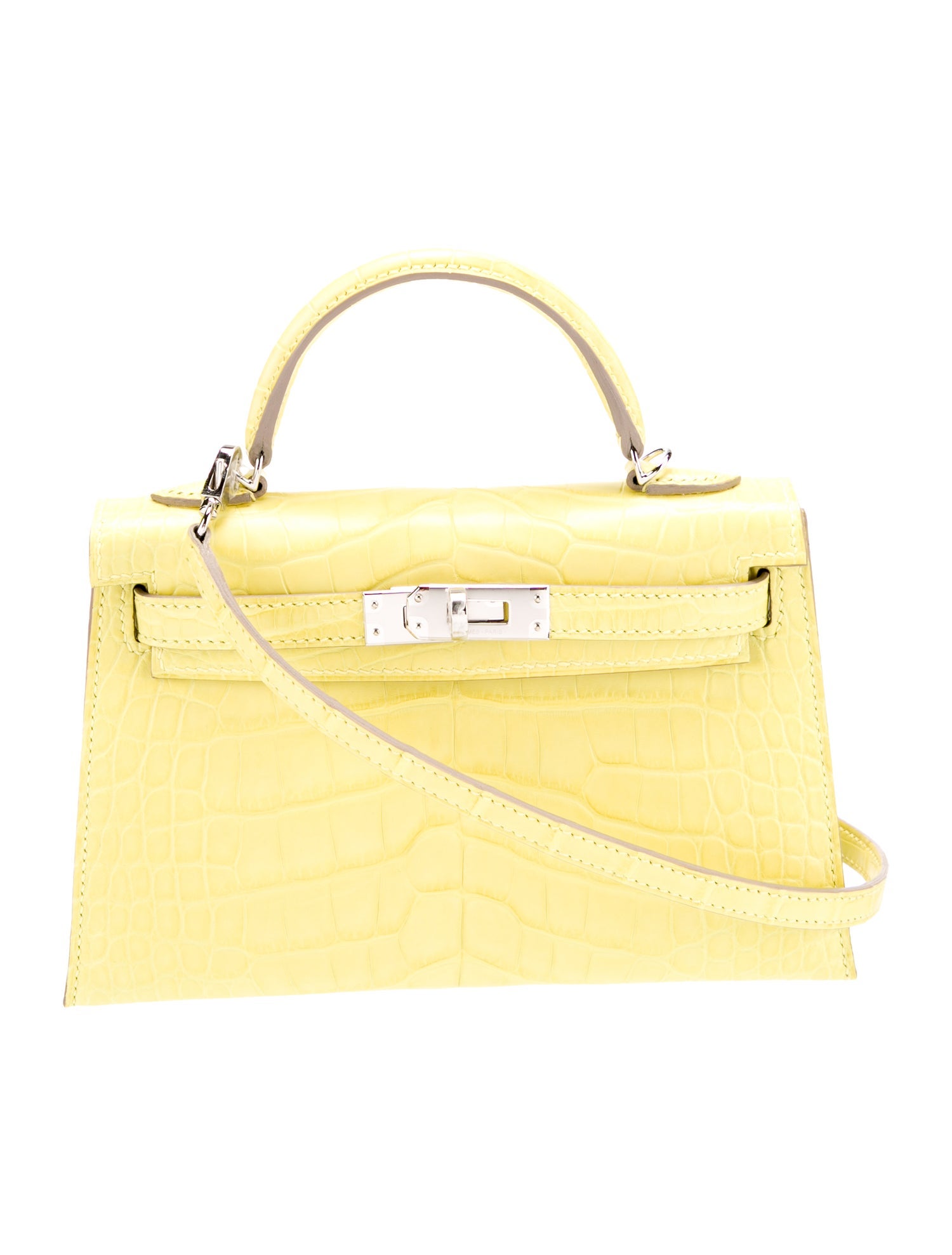 Hermès 2023 Matte Alligator Mini Kelly II Sellier 20