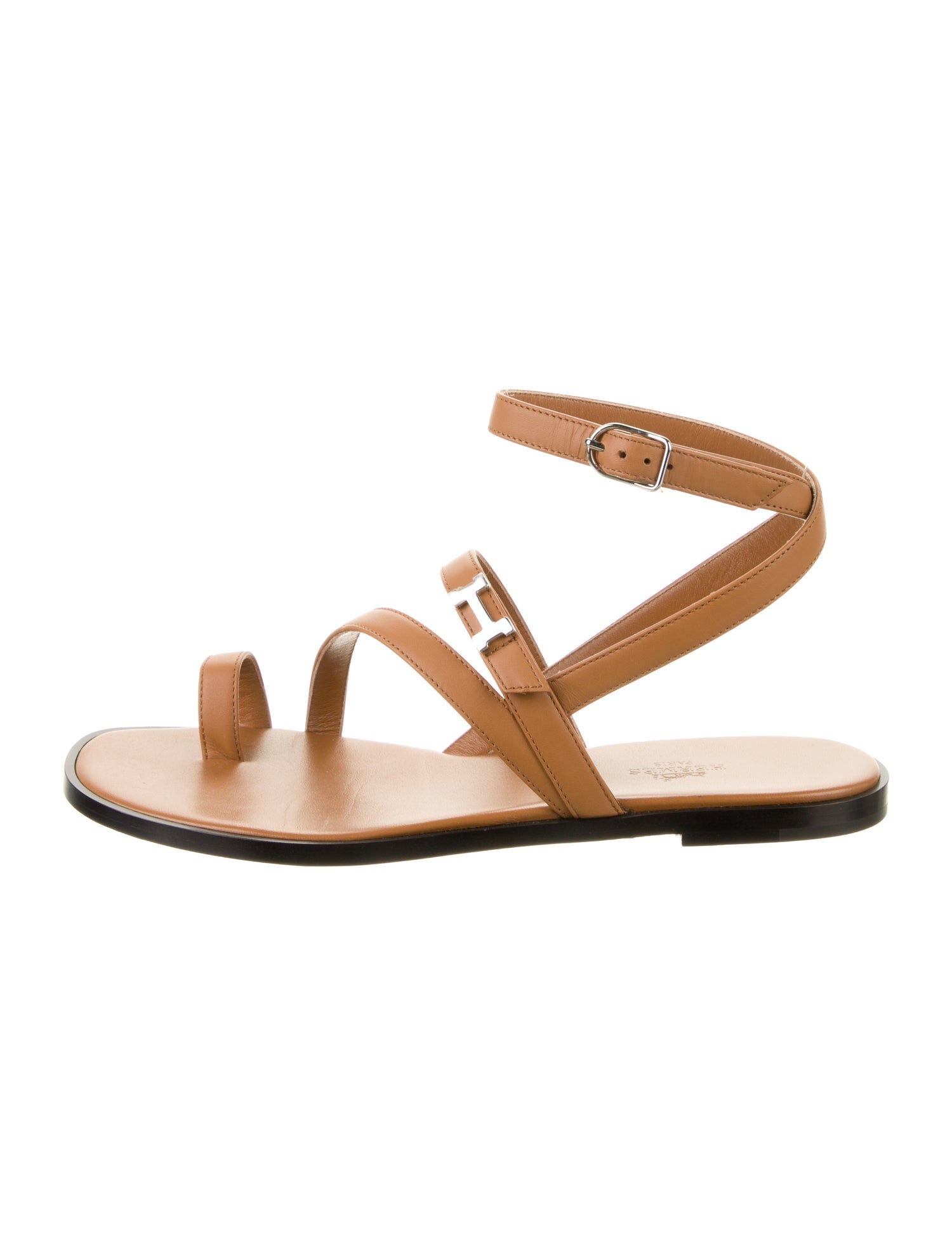 足元のおしゃれ♪上品【HERMES】Sandales Harmonie harmonie-sandal--251033Z 52-