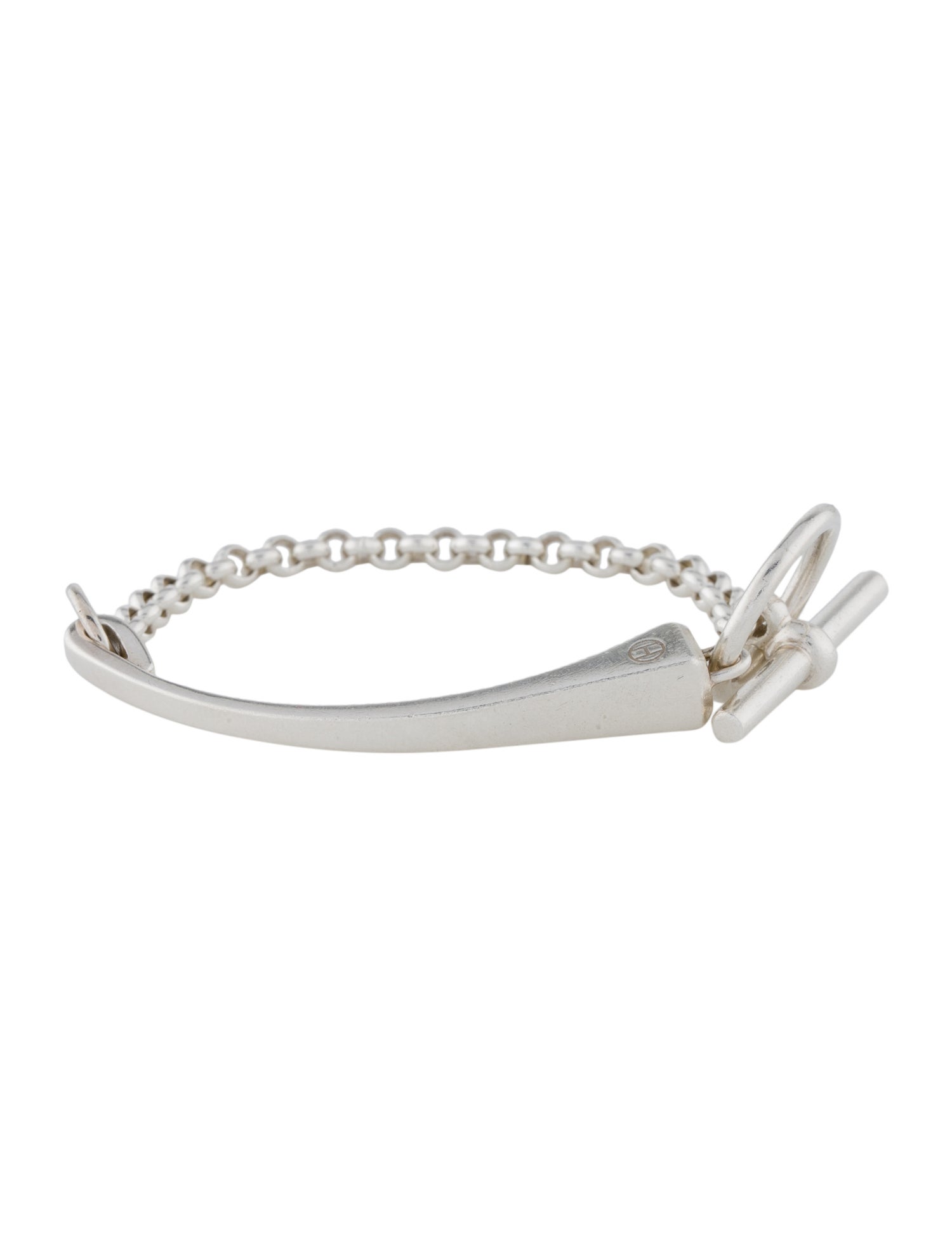 Hermès Clou De Forge Bracelet - Sterling Silver Link