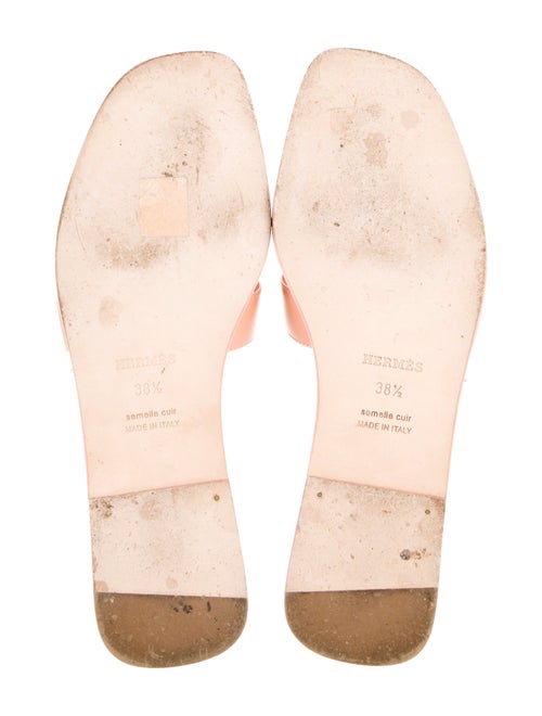 Hermès Leather Slides