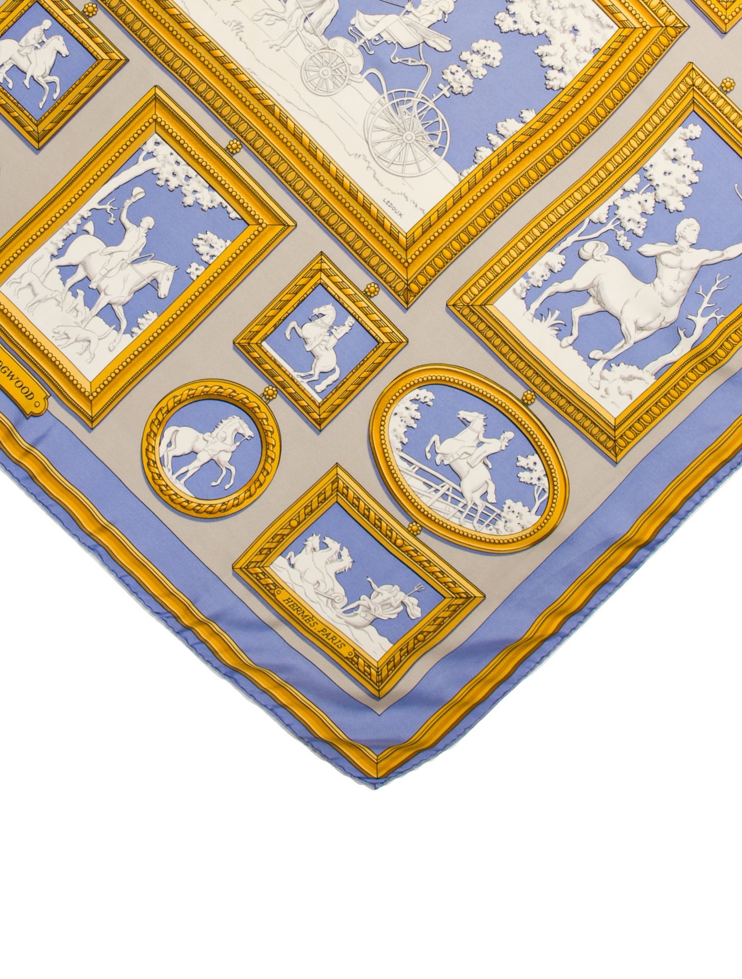 Hermès Wedgwood Silk Scarf