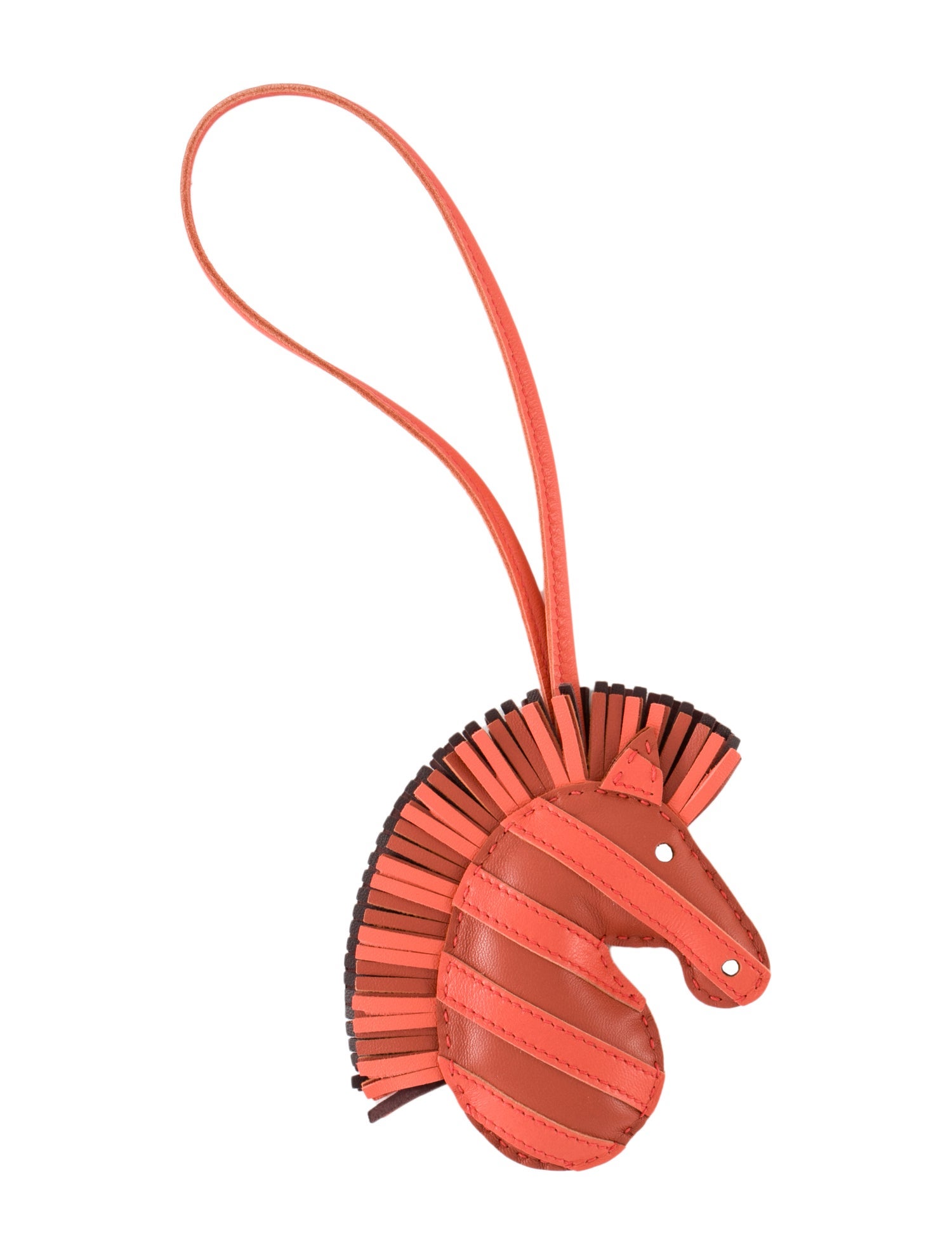 ★★HERMES★バッグチャーム ★ Geegee Savannah ★関税込み Hermès Geegee Savannah Zebra Bag Charm - Orange Bag