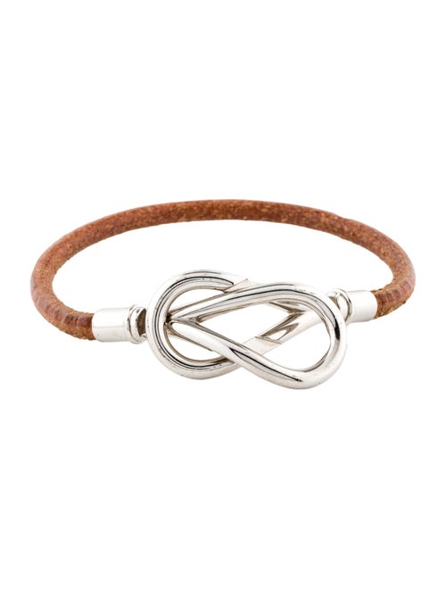 Hermès Leather Atamè Wrap Bracelet