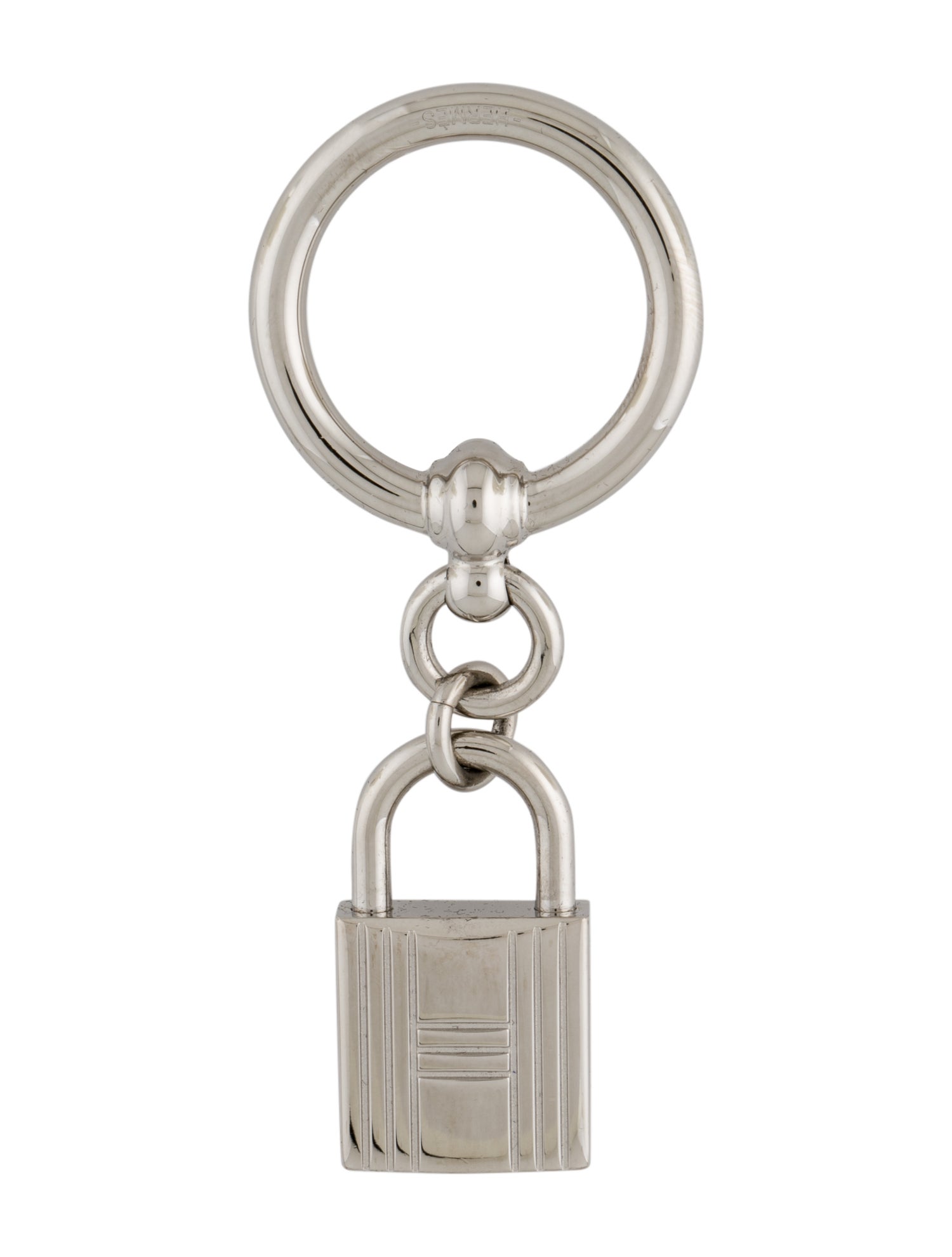 Hermès Loop Charms Cadenas Scarf Ring - Silver Scarves and