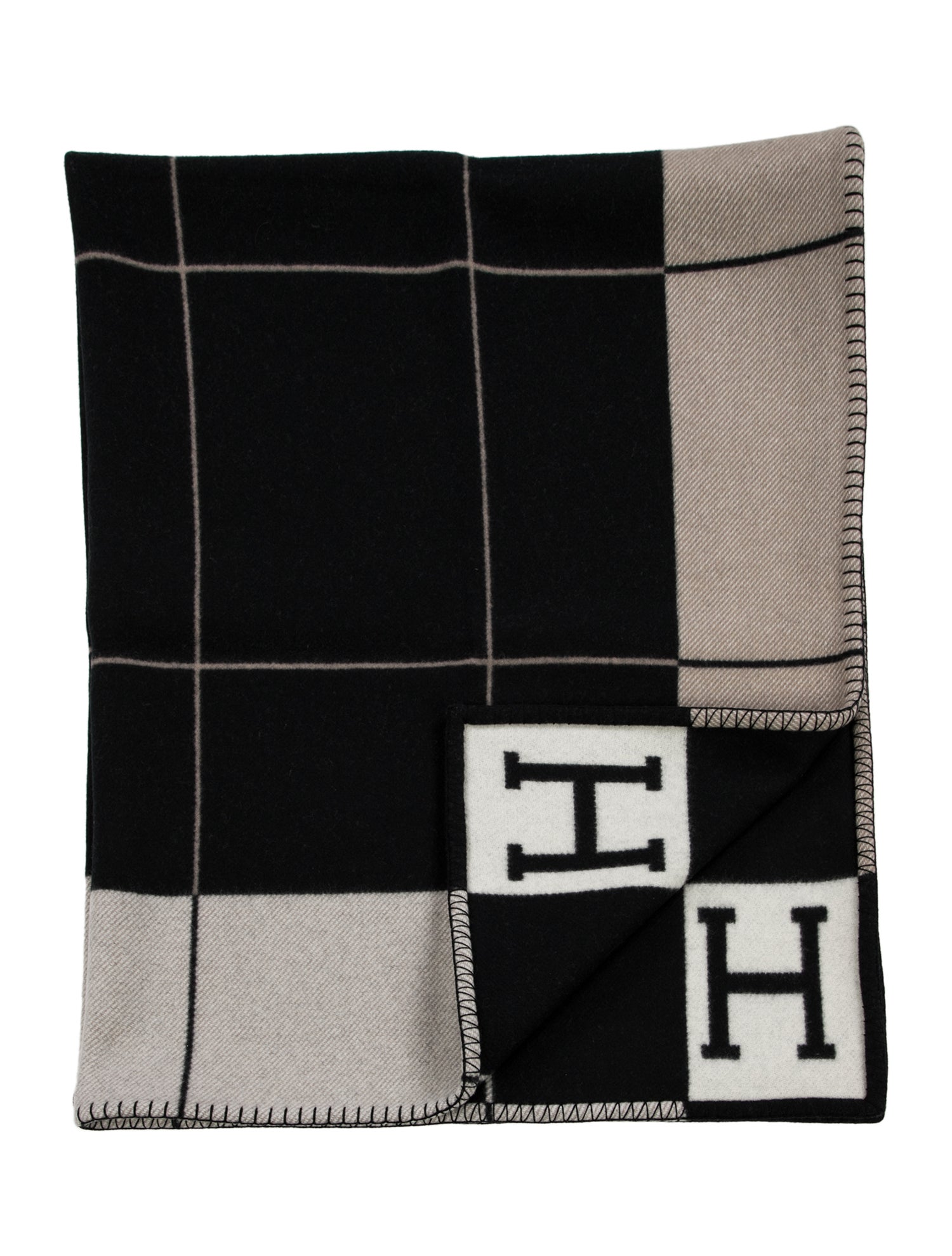 Christian Dior Plan de Paris Throw Black Throws, Pillows & Throws