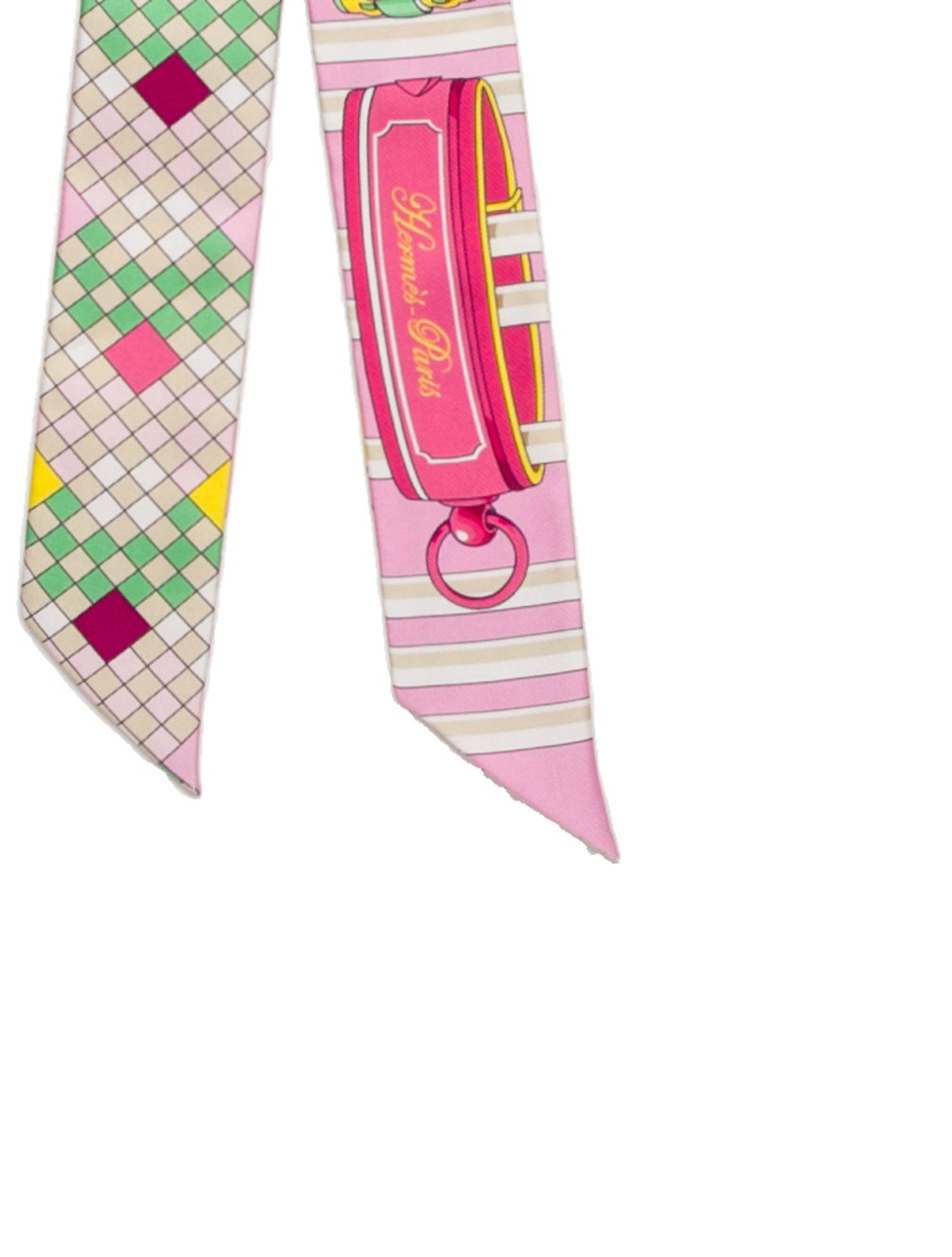 Hermès Colliers De Chiens Remix Twilly Scarf