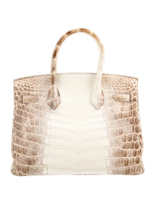 Hermès Matte Niloticus Crocodile 18K Diamond Himalayan Birkin 30