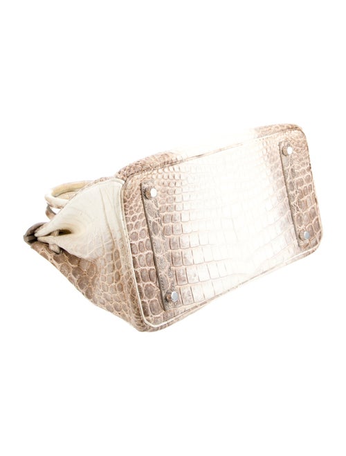 Hermès Matte Niloticus Crocodile 18K Diamond Himalayan Birkin 30