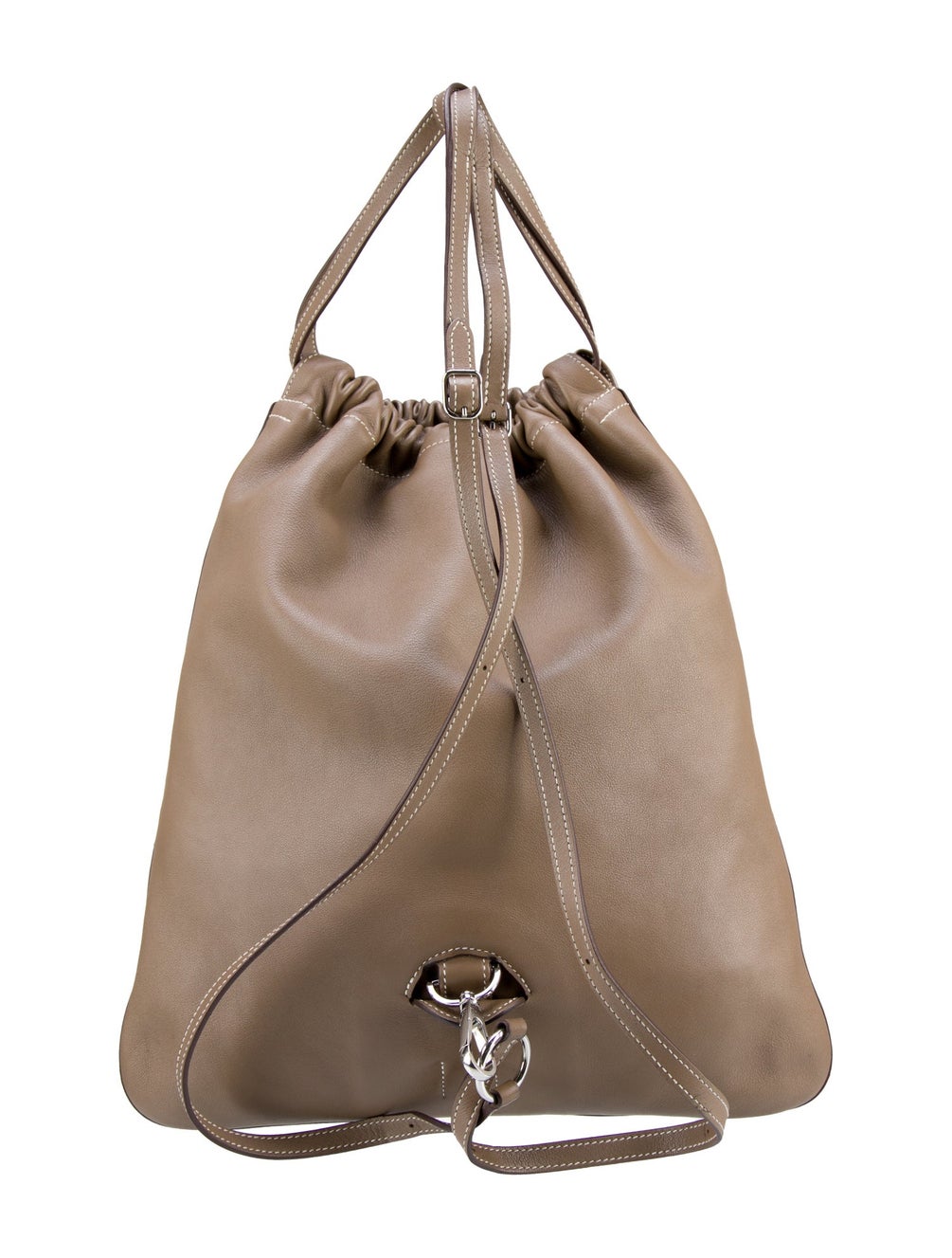 Hermès Evercolor Bridado Backpack Brown Backpacks, Handbags