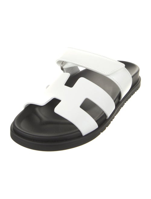 Hermès Leather Slides
