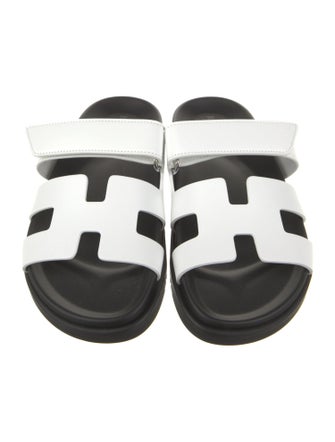 Hermès Leather Slides