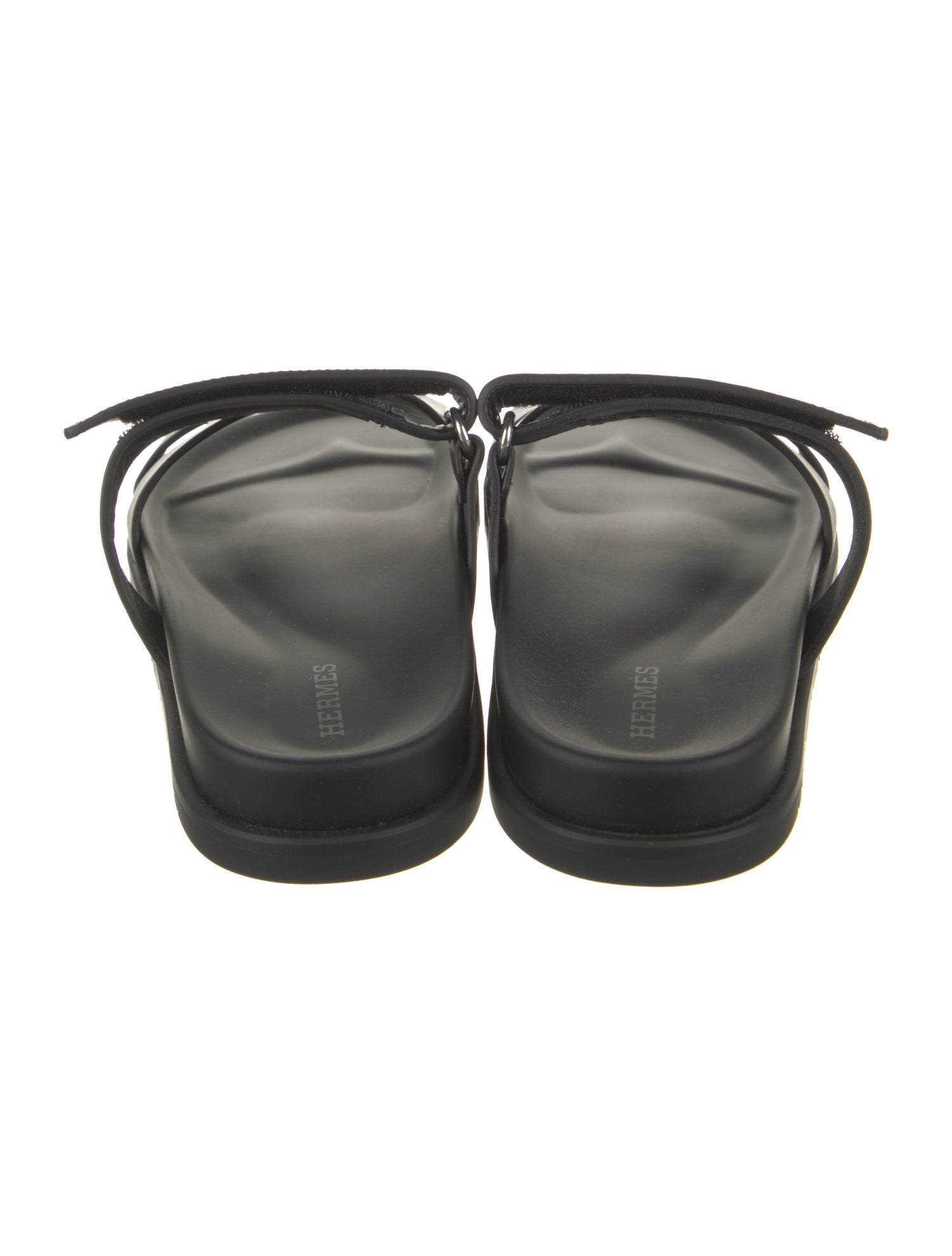 Hermès Leather Chypre Sandals Leather Slides